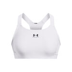 Abbigliamento Under Armour Under Armour Heatgear High Reggiseni sportivi Donna - bianco, 