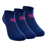 Abbigliamento BIDI BADU BIDI BADU Leana No Show Tech Calzini Sportivi Confezione Da 3 Donna-Blu Scuro,Rosa