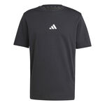 Abbigliamento adidas adidas Essentials Small Logo Maglietta Uomini-Nero