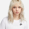 New Sportswear Club Maglietta Donna-Bianco