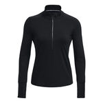 Abbigliamento Under Armour Under Armour Qualifier Run Half-Zip Manica Lunga Donna-Nero