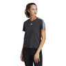 Training Essential 3Stripes Maglietta Donna-Nero,Bianco