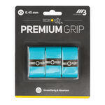 Overgrip Tennis-Point Tennis-Point Premium Grip Confezione Da 3-Blu