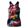 Melbourne Y-Canottiera Donna-Nero,Multicolore