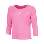 Abbigliamento da tennis Quiet Please Quiet Please Crush Mixed Manica lunga Ragazze-rosa, bianco