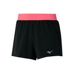 Abbigliamento Mizuno Mizuno Alpha 4.5in Pantaloncini Donna - nero, rosa