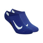 Abbigliamento Nike Nike Multiplier No-Show Socks Calze Da Corsa Confezione Da 2-Multicolore,Blu