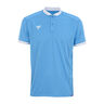 Team Mesh Polo Uomini-Blu Chiaro