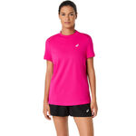 Abbigliamento da tennis ASICS ASICS Core Maglietta Donna-rosa