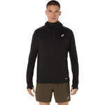 Abbigliamento ASICS ASICS Road Winter Camicia Da Corsa Uomini-Nero
