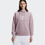 Abbigliamento On On Club Hoodie Felpa con cappuccio Donna-malva, bianco