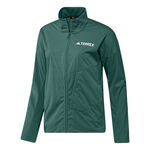 Abbigliamento adidas adidas Terrex XPR Softshell Giacca da corsa Donna-verde