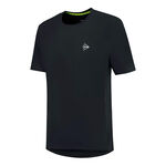 Abbigliamento da tennis Dunlop Dunlop Club Crew Maglietta Uomini-nero