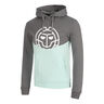Lunis Lifestyle Felpa Con Cappuccio Uomini-Grigio Scuro,Mint