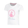 Crushaseline Logo Canottiera Ragazze - bianco, rosa neon