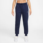 Abbigliamento Nike Nike Phoenix Fleece Mid Rise Pantalone Da Allenamento Donna-Blu Scuro