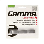 Accessori per racchette Gamma Gamma Nastro Di Piombo Confezione Da 2 12,7mm-Argento