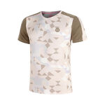 Abbigliamento BIDI BADU BIDI BADU Paris 2025 V-Neck Maglietta Ragazzi-Beige,Marrone