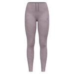 Abbigliamento Odlo Odlo Zeroweight Print Reflective Calzamaglia Da Corsa Donna-Grigio