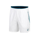 Abbigliamento da tennis Quiet Please Quiet Please Create Drop 7in Pantaloncini Uomini-Bianco,Color Petrolio