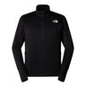 Winter Warm Pro 1/4 Zip Camicia Da Corsa Uomini-Nero