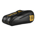 Borse Da Tennis Wilson Elite 15 PK Black/Gold